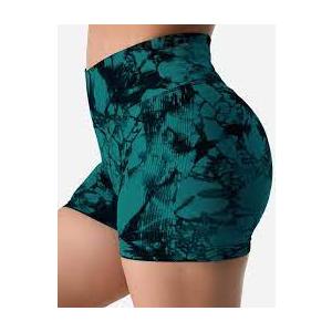 YEOREO Professional Women Workout Shorts 3.6" Scrunch Shorts Seamless High Waisted Contour Gym Yoga Biker Shorts, L