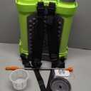 Battery Powered Backpack Sprayer 4 Gallon, VAXMAY 100 PSI Electric Graden Sprayer Works with Makita 18V Battery, Weed Yard Sprayer with Telescopic Wand, 5 Nozzles, 2.6 Ah Battery & Charger Included