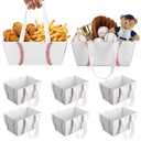Glenmal 24 Pcs 2026 Senior Night Baseball Baskets for Gifts Empty with Handles 9.8 x 6.5 x 4.3 Inch Reusable Waterproof Cardstock Baseball Gift Baskets for Sports Party Favor Holiday Birthday Decor