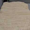 Kevin Textile Throw Pillow Covers Soft Corduroy Decorative Set of 2 Boho Striped Pillow Covers Pillowcases Farmhouse Home Decor for Couch Bed Sofa Living Room 24x24 Inch Beige