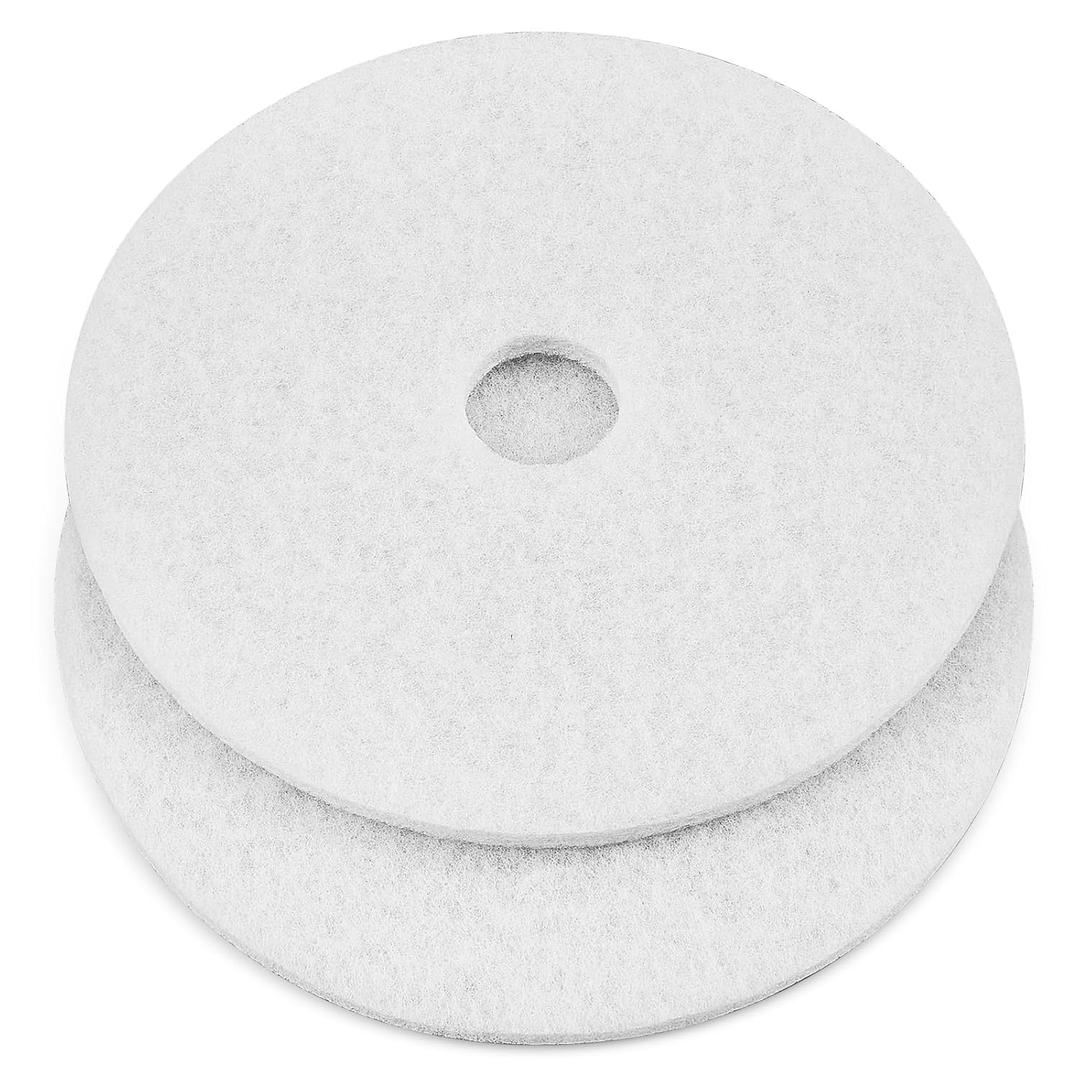 Teenyyou 2 Pcs 20" White Floor Buffer Pads for Machine