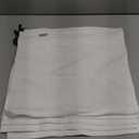 Homaxy 100% Cotton Waffle Weave Kitchen Dish Cloths, Ultra Soft Absorbent Quick Drying Dish Towels, 12 x 12 Inches, 6-Pack, White