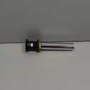 Kingston Brass KB8100MB Trimscape Brass Push Pop-Up Drain with Overflow, 7-13/16" Length, Matte Black