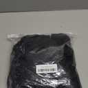 Obstal 6ft Stretch Black Spandex Table Cloth for Standard Folding Tables - 2 Pack Universal Rectangular Fitted Tablecloth Protector for Wedding, Trade Show, Vendor Stand