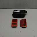 Thenice Anti-Slip Foot Pedals Aluminum Automatic Transmission Brake and Accelerator Pedal No Drilling Covers Compatible with Honda Civic CR-V Pilot Passport Insight Odyssey HR-V -Red