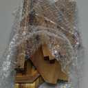 DICOSMETIC 3 Tier Wooden Display Risers Stand Rectangle Wood Table Cupcake Stand Spice Rack Organizer Coffee Jewelry Perfume Organizer for Cabinet Home Wedding Party