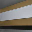 36" Width Floating Shelves, Wall Shelves for Bathroom/Living Room/Bedroom/Kitchen Decor, White Shelves with Invisible Brackets Set of 2