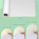 PLANTIONAL Woven Cotton Iron-On Fusible Interfacing: 10.6 inch X 10 Yards White Heavy Weight 100% Cotton Single-Sided Interfacing for t-Shirt Quilts Blouses Dress Shirts Collars DIY Crafts Supplies