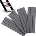 OCEANBROAD EVA Foam RV Step Cover 24''L x 7.5''W 4 Pack with Self Adhesive for Ladders Trailers Truck Campers RV Steps Treads, Dark Gray