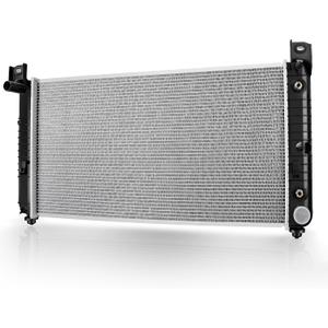 DWVO 34 Inch Core Radiator Compatible with Chevy Silverado Suburban Tahoe, Fit for Cadillac Avalanche Escalade GMC Yukon Sierra Hummer H2 4.3L 4.8L 5.3L 6.0L 6.2L CU2423