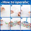 Tenceur 40 Set Hanukkah Menorah Crafts Kits DIY Hanukkah Tissue Paper Sign Crafts Kit Chanukah Stained Glass Jewish Menorah Hanging Ornaments Suncatchers Craft for Window Art Activities