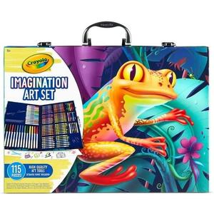 Imagination Art Coloring Set, 115 Pcs, Art & Craft Kit, Drawing & Coloring Supplies, Creative Gifts for Kids - Portable Art Studio for A Beginner Child to Take Anywhere Imagination Art Coloring Set, 115 Pcs, Art & Craft Kit, Drawing & Coloring Supplies, Creative Gifts for Kids - Portable Art Studio for A Beginner Child to Take Anywhere
