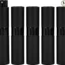 KURTOPLLY 6 PCS 8ML Cologne Travel Bottle, Perfume Atomizer Travel Refillable Bottle, Twist Up Perfume Bottle, Portable Mini Perfumes Dispenser（Black）