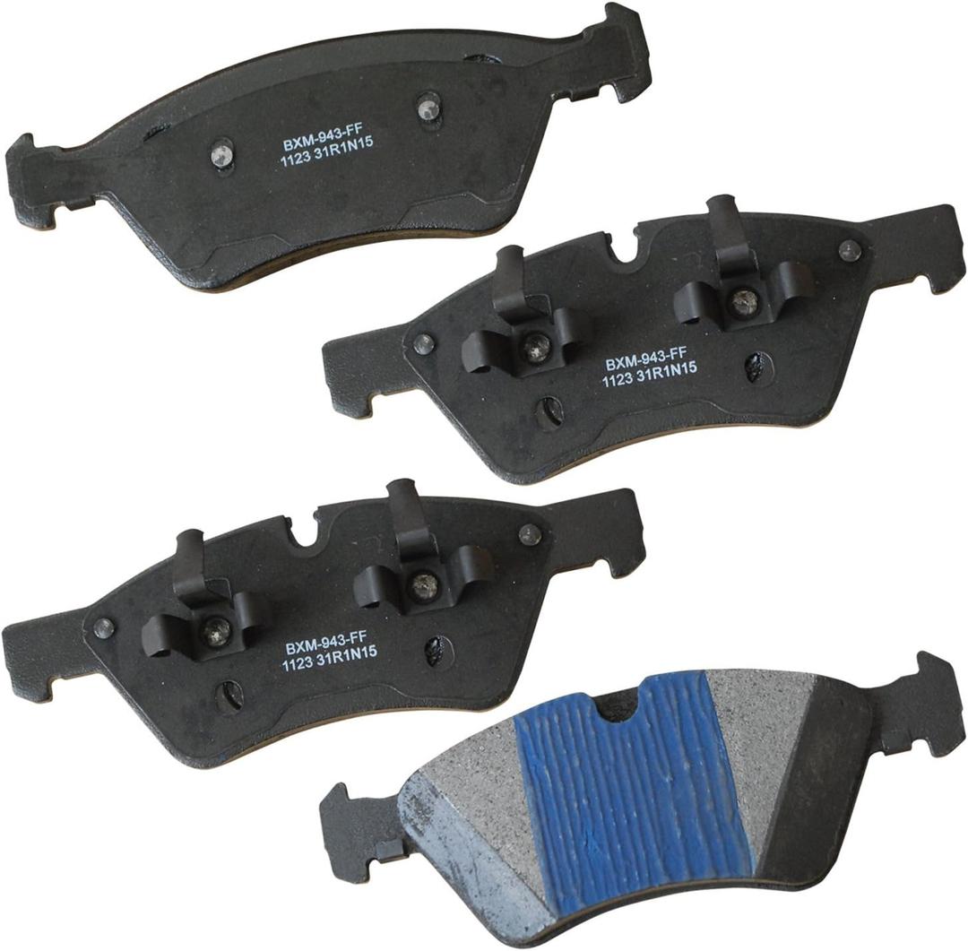 Bendix Premium SBM1123 Semi-Metallic Front Brake Pads for Select Models Mercedes-Benz E280, E350, E500, E550, GL320, GL350, GL450, GL500, GL550, ML320, ML350, ML450, ML500, ML550, R320, R350, R500