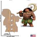 Cardboard People Maui & Kotu Life Size Cardboard Cutout Standup - Disney's Moana 2 (2024 Film), One Size