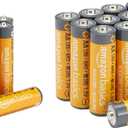 Amazon Basics 24 Count AA & AAA High-Performance Alkaline Batteries Value Pack - 12 Double AA Batteries and 12 Triple AAA Batteries