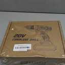 Purple Cordless Drill Set,20V Drill Driver with Battery and Charger,3/8-Inch Keyless Chuck, Variable Speed,with Drills Bits Set