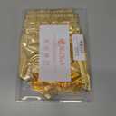 Girls Metallic Shorts Shiny Hot Pants for Dance Gymnastics Sparkly Shorts with Sunglasses (Gold, L)