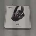 Picun B8 Bluetooth Headphones, 120H Playtime Headphone Wireless Bluetooth with 3 EQ Modes, Low Latency, Hands-Free Calls, Over Ear Headphones for Travel Home Office Cellphone PC Black