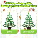 Christmas Religious Advent Calendars 2025 Wooden Christmas Tree Decorations 25 Days of Countdown, 25 Pcs Nativity Daily Bible Verses Gift, Study Prizes Xmas Gift, Xmas Tree Countdown