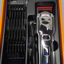 oneisall Dog Clippers for Grooming for Thick Heavy Coats/Low Noise Rechargeable Cordless Pet Shaver with Stainless Steel Blade/Waterproof Dog Shaver for Dogs Pets and Animals (Silver)