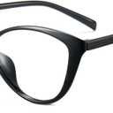 Cyxus Cat Eye Blue Light Glasses for Women Reduce Eye Strain UV Blocking for Computer Screen 8246