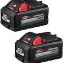 Milwaukee M18 REDLITHIUM HIGH Output XC 6.0Ah Battery Pack (2pk)