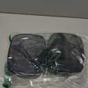 2Pcs Smoked Rear Square Combination Tail Lights Red Stop Turn Signal Brake Lights Lamps Assembly w/Side Marker Lights Replacement for 1979-2006 Wrangler TJ YJ CJ-5 CJ-7 Tail Lights Lamps Stud Mount