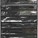 The Beadsmith Personality Case  Hanging Jewelry Storage Organizer with 80 Pockets  16.5 x 34.25 inches, for Earrings Necklace Bracelet Ring Accessory Display Storage Bag Travel Holder