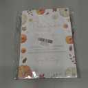 Little Pumpkin Baby Shower Table Decorations, Pacifier Hunt Baby Shower Game with 50 Mini Plastic Pacifiers, 5.6x 7.8" Wooden Game Sign for Pumpkin Gender Reveal Decorations Activities for Guests