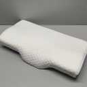 Derila Cervical Queen Size Pillow for Sleeping - Support Pillow for Side, Back, Stomach Sleepers - Contour Best Bed Pillows for Sleeping (1 Pillow | White)