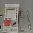 Ghostek Covert Clear Galaxy Z Fold 6 Case with Built-in Kickstand and Full Hinge Protection Shockproof Protective Phone Cover Designed for 2024 Samsung Galaxy Z Fold6 (7.6") (Clear)