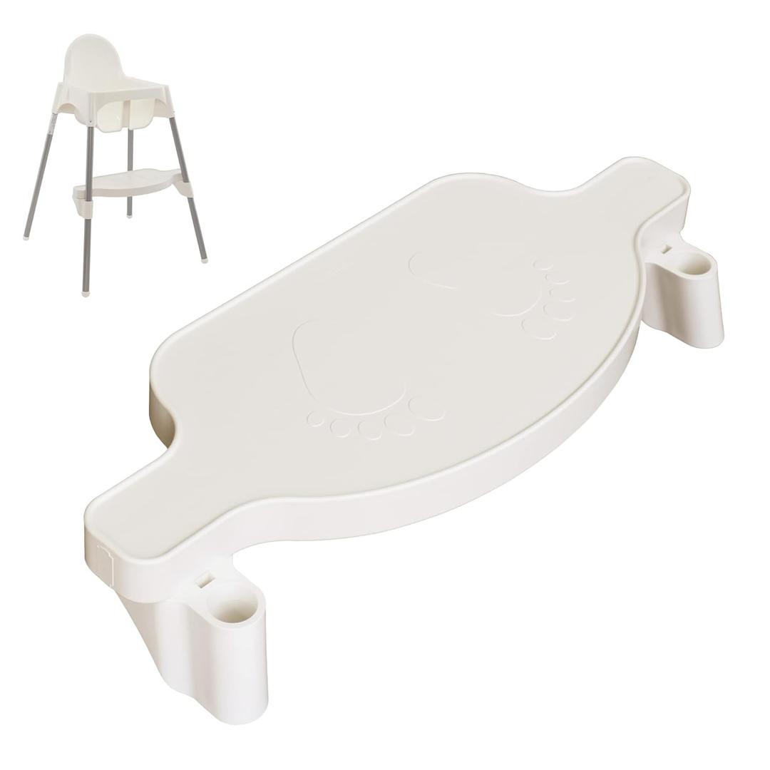Baby Footrest Compatible with IKEA High Chair Antilop Footrest Accessories, Balchakryuk (White Snow)