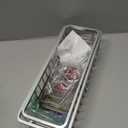 YASONIC Shower Caddy Hanging, Never Rust Shower Organizer Hanging, Aluminum Shower Racks for Inside Shower with Hooks for Razor, Bathroom Organizers and Storage with Soap Holder, Bright Silver