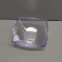 R-kay 6 Pack Square Plastic Serving Bowls - Clear Plastic bowls 32 Oz - Salad Bowls Large Serving, Premium Duty For Weddings Catering And Birthday parties