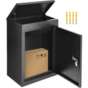 YITAHOME Wall Mount Mailboxes for Outside, 19.7x13.4x8.7 Inch Locking Mailbox, Large Capacity Lockable Mailboxes, Outside Package Delivery Box for Home, Office, School to Collect Package and Mail