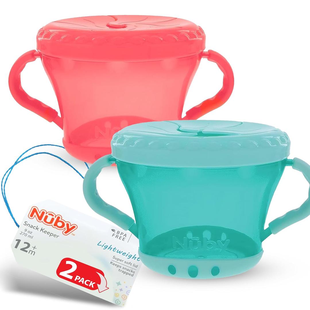 Nuby 2-Pack Snack Keepers