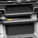 3PCS Center Console Organizer Compatible with Toyota RAV4 2026 Accessories,XSE GR Sport Hybrid Limited XLE Woodland,Silicone Wireless Charging Anti-Slip Pad,Co-Pilot Front Organizer Tray