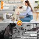 Pet Grooming Vacuum for Dogs & Cats, 12kPa Strong Suction, 50dB Quiet, 2L Dust Cup, 5-in-1 Grooming Kit with Ceramic Clippers, 6 Guide Combs, Vacuum for Shedding & Long-Haired Breeds