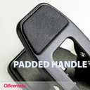 Officemate Heavy Duty 2-Hole Punch, Padded Handle, Black, 50-Sheet Capacity (90082)