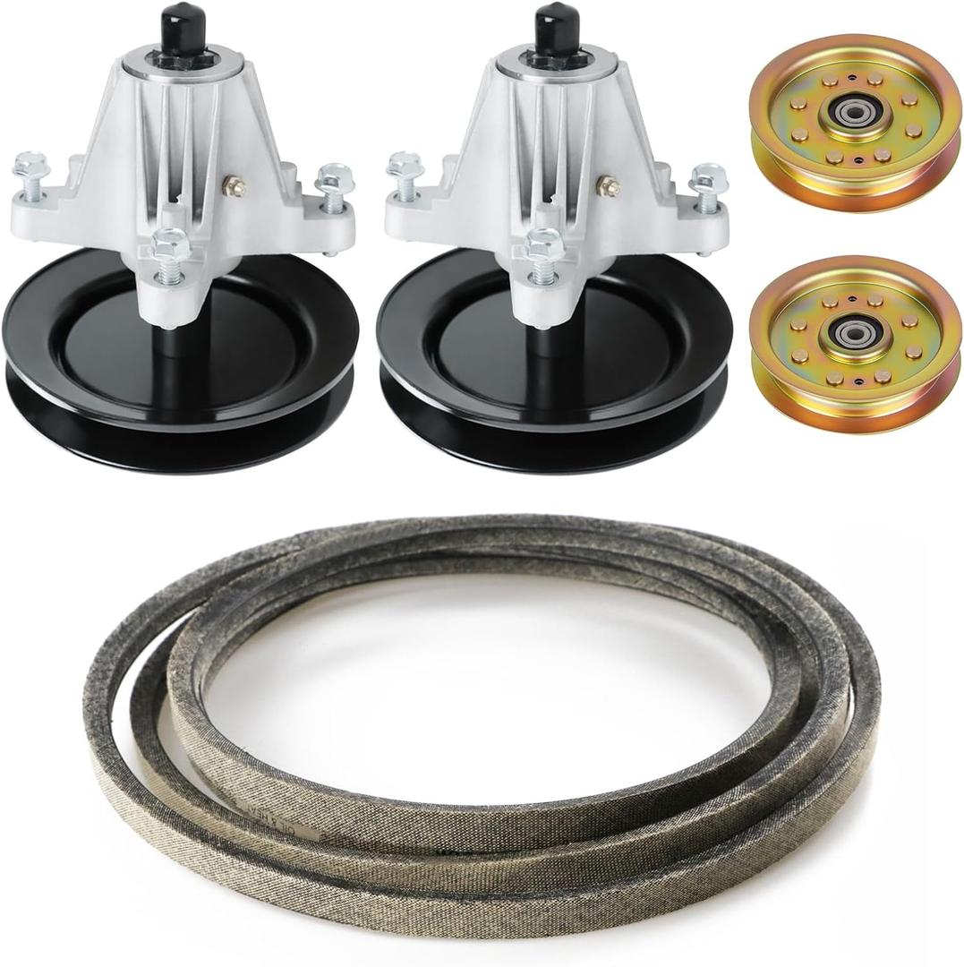 42 Inch Deck Rebuild Kit Replace for Cub Cadet/MTD/Troy-Bilt LTX1040 LTX1042 LTX1042KW LTX1042KH EZT-L42, with 2 Spindles 918-04822, 2 Idlers 756-04129B, 1 Belt 754-04060 with 96 1/2 Inch