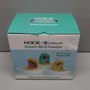 HIXX Smart Bird Feeder with Camera, AI Identify Birds & Auto Capture, 2K HD Live Camera Birdwatching with Color Night Vision for Bird Lovers Gifts (Forest Green)