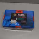 Pyle Auto 2-Channel Bridgeable Marine Amplifier - 200 Watt RMS 4 OHM Full Range Stereo w/ Wireless Bluetooth & Powerful Prime Speaker - High Crossover HD Music Audio Multi-Channel System