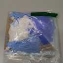 1/2 Birthday Boy Half Birthday Decorations  4PCS Blue 6 Month Party Set with 1/2 Way to One Banner, Halfway High Chair Banner, Cake Topper and Hat for 6 Month Baby Boy Photo Shoot Decor