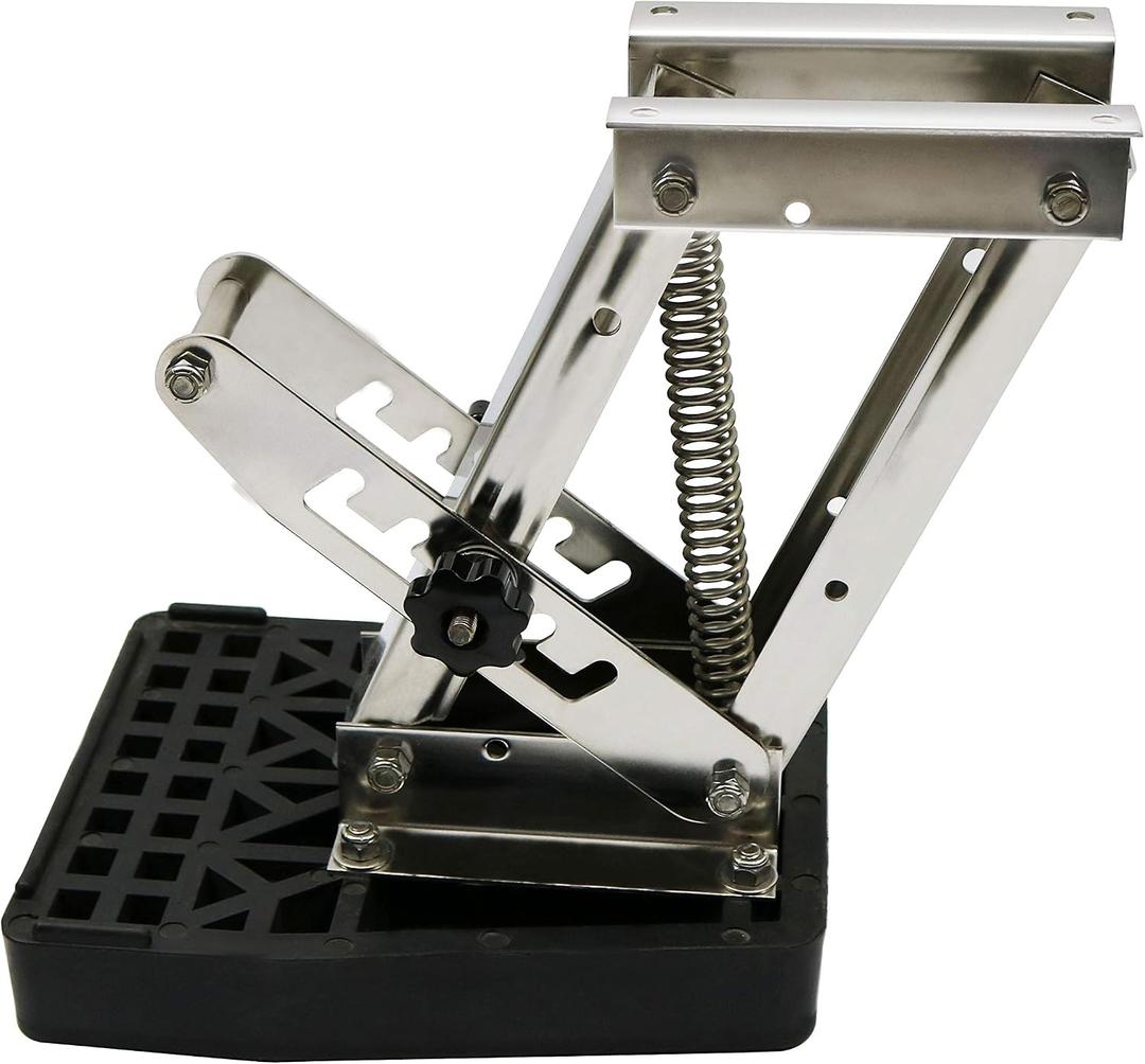 2 Stroke Outboard Motor Bracket Kicker for Boat up to 20HP, Auxiliary Heavy Duty Marine Motor Bracket Max Load 20HP
