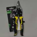 HURRICANE 10 Inch Aviation Tin Snips, Cr-Mo Aviation Snips for Cutting Metal Sheet, Heavy Duty Sheet Metal Cutter Shear, Straight Cut, High Leverage Aviation Snip, Up to 40% Labor Saving