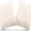 1 MIDDLE ONE 2 Pack Small Pillow, Memory Foam Mini Pillow 11 X 7 Inches for Travel, Sleeping, Nap and Neck, Knee, Lumbar Support, Tiny Cushion for Pet, Dogs (Off-White)