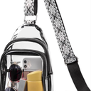 CLUCI Clear Bag for Stadium Events, Clear Crossbody Bag Purses for women stadium Transparent, Concerts Sports