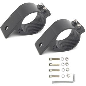 Tube Clamp Mounting Bracket for 2.5 Inch Bull Bar Roof Rack Roll Cage Mounts LED Square Round Work Light & Light Bar (Adjustable Between 64-69mm/2.5-2.7inch )