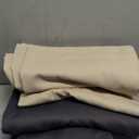 H.VERSAILTEX 100% Blackout Curtains for Bedroom with Black Liner Full Room Darkening Curtain 96 Inch Long Thermal Insulated Back Tab/Rod Pocket Window Drapes for Living Room, 2 Panels, Fog